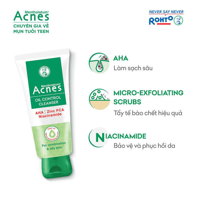 Gel Rửa Mặt Sạch Nhờn ACNES 100g ( dành cho da nhờn, hỗn hợp thiên dầu )