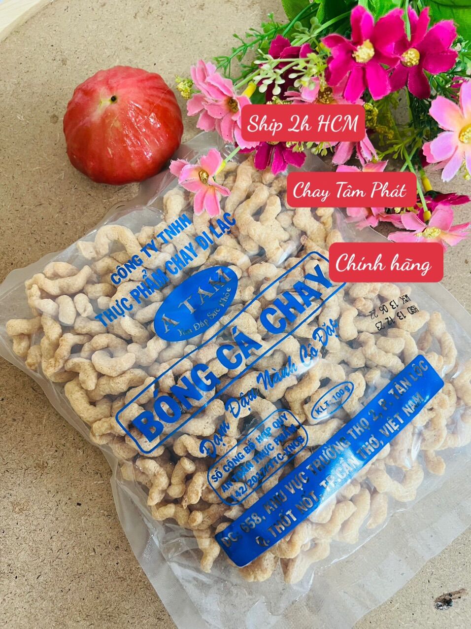 100g bóng cá chay / chay tâm phát