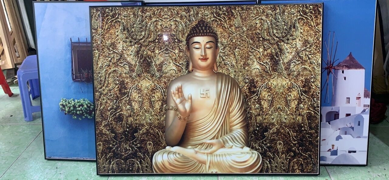 Tranh tráng gương Phật