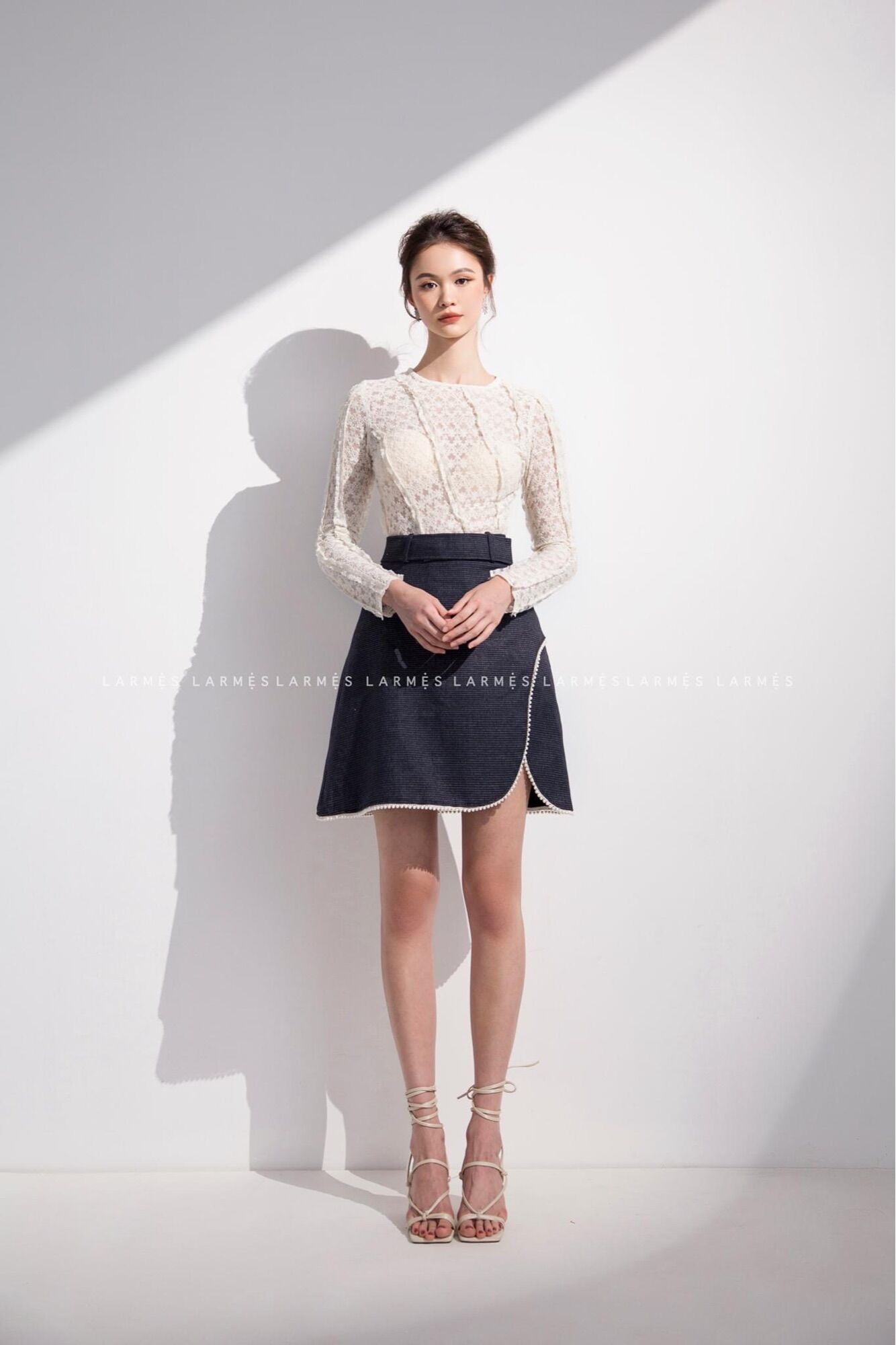 LARMES - Lacy top & Thalia Skirt