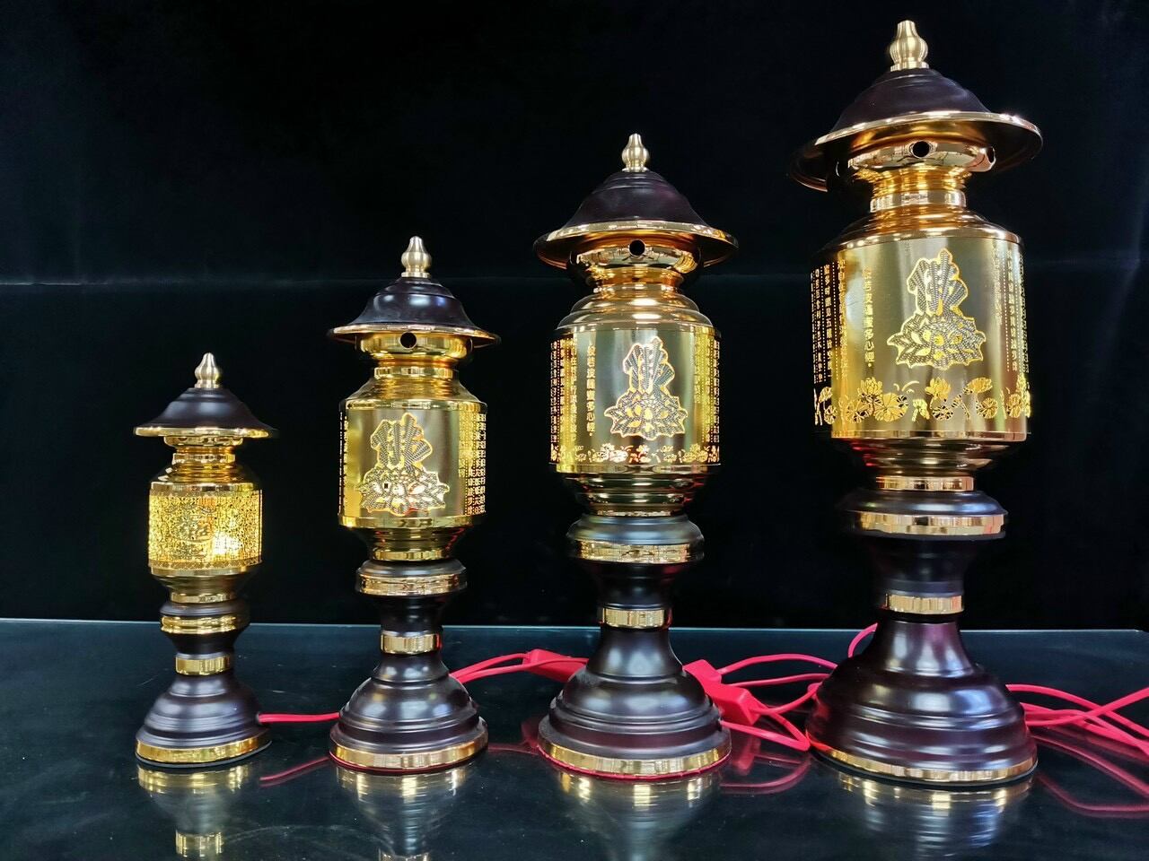 ĐÈN THỜ CÚNG - ĐÈN LED ĐỔI MÀU - ĐÈN HỢP KIM - 1 CẶP