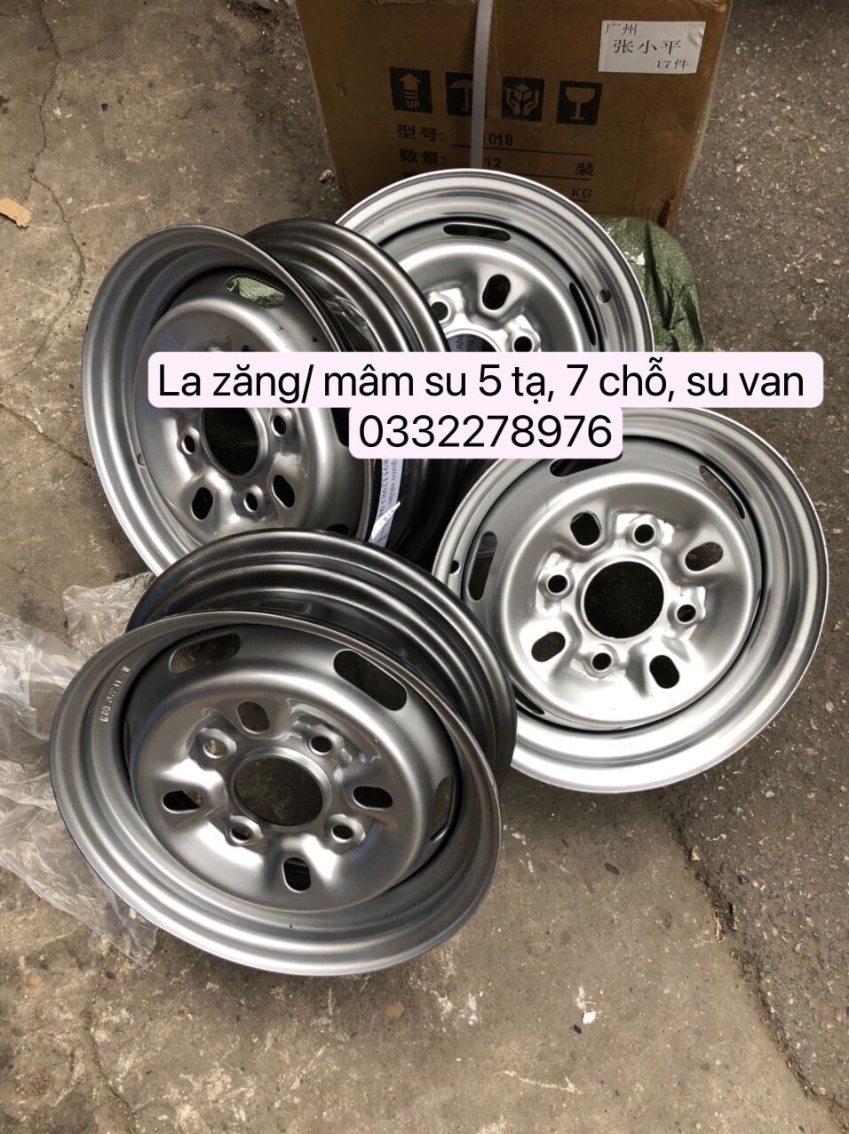 La zăng 12 inch/ suzuki 500kg, suzuki 7 chỗ, suzuki van/ giá 1 cái