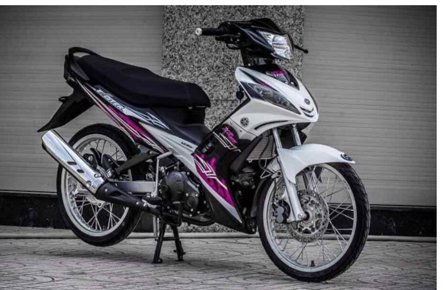 Tem rời exciter 2010 trắng đen tím