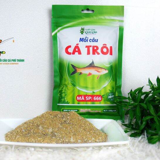 Mồi câu cá trôi Mã 666 - mồi câu phú thành hiệu con cáo