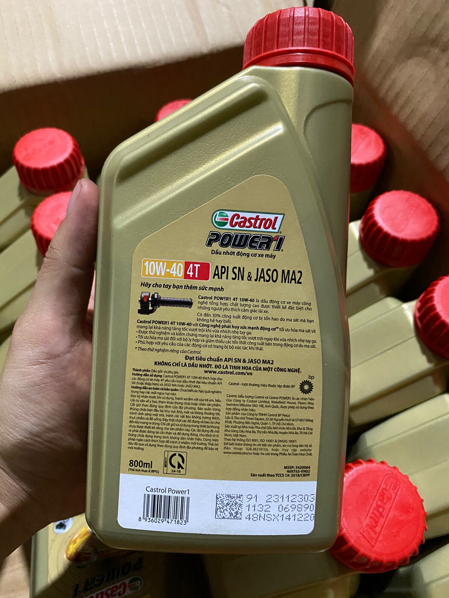 Dầu nhớt Castrol Power1 cho xe số