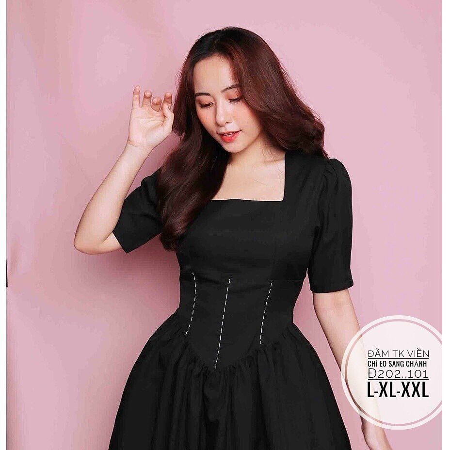55-90kg Bigsize ĐẦM MINA VIỀN CHỈ THIẾT KẾ