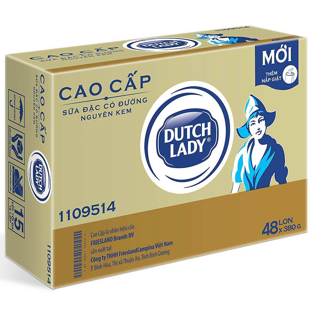 Sữa đặc cao cấp dutch lady lon 380g