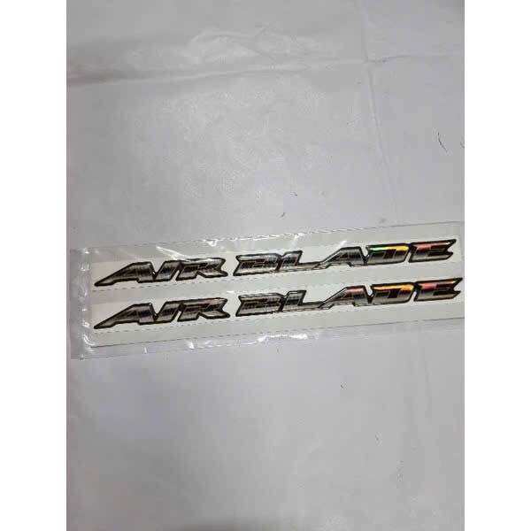 Tem dán chữ nổi sườn sau xe AB Air blade (đời 2007-2008 ) nhựa abs dẻo zin chính hãng HonDa