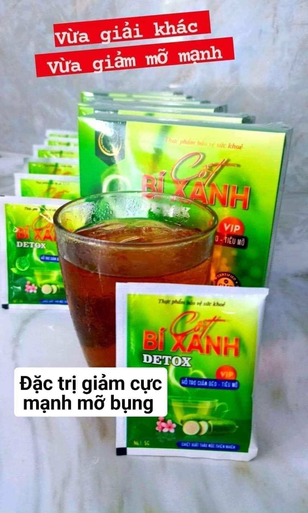 Cốt bí XANH DeToX khử mỡ mạnh