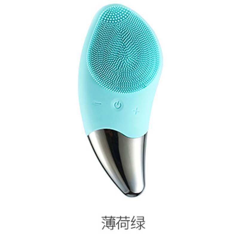 Máy Rửa Mặt SONIC FACIAL BRUSH- 3IN1- SONIC CLEANSER Máy massage rửa mặt làm sạch lỗ trân lông hiểu quả Làm sạch da chuyên sâu (spa) Trẻ hóa làn da, Massage chống lão hóa (phần tay cầm) Giúp săn chắc & nâng cơ mặt
