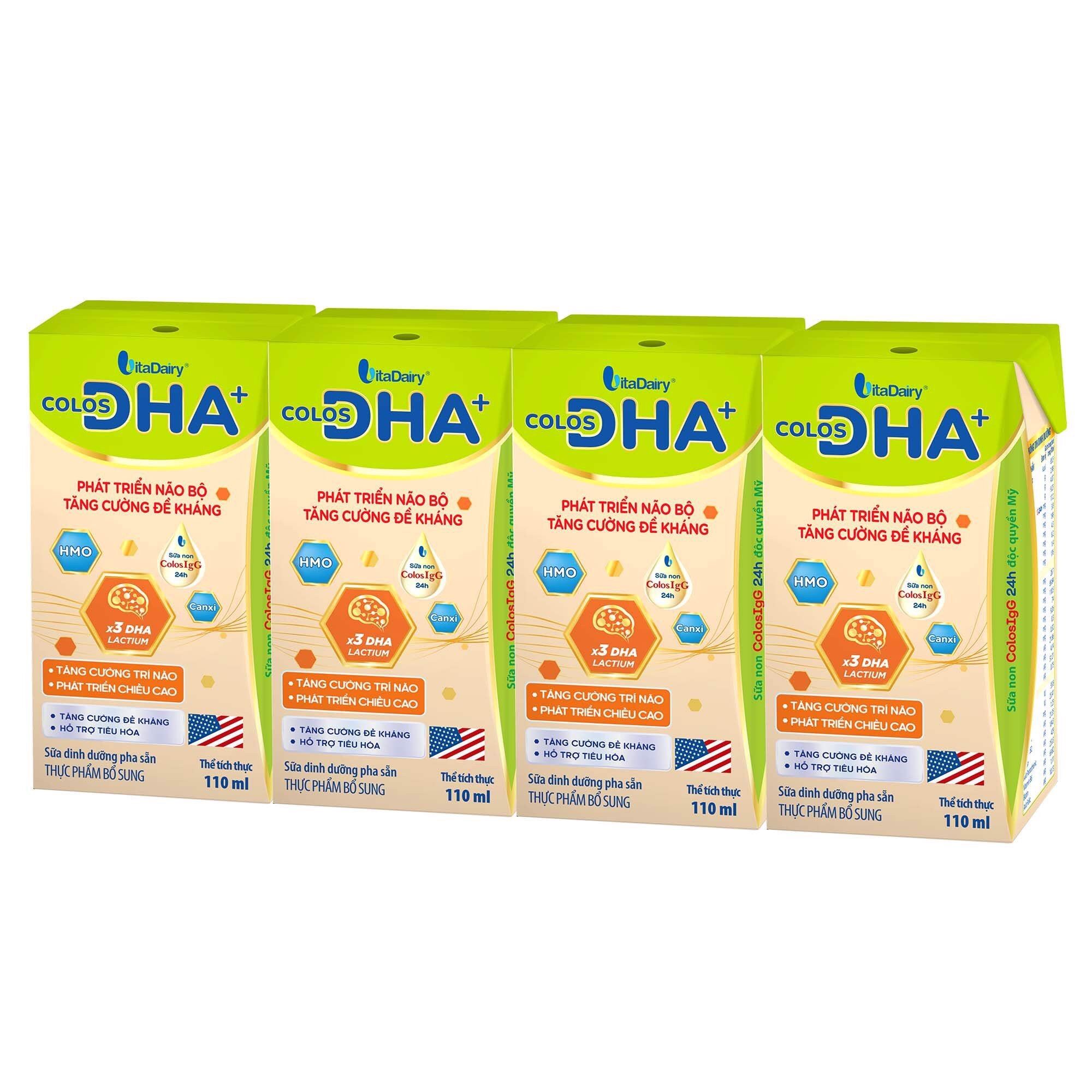 Sữa pha sẵn Colos DHA 110ml (Thùng 48 hộp)
