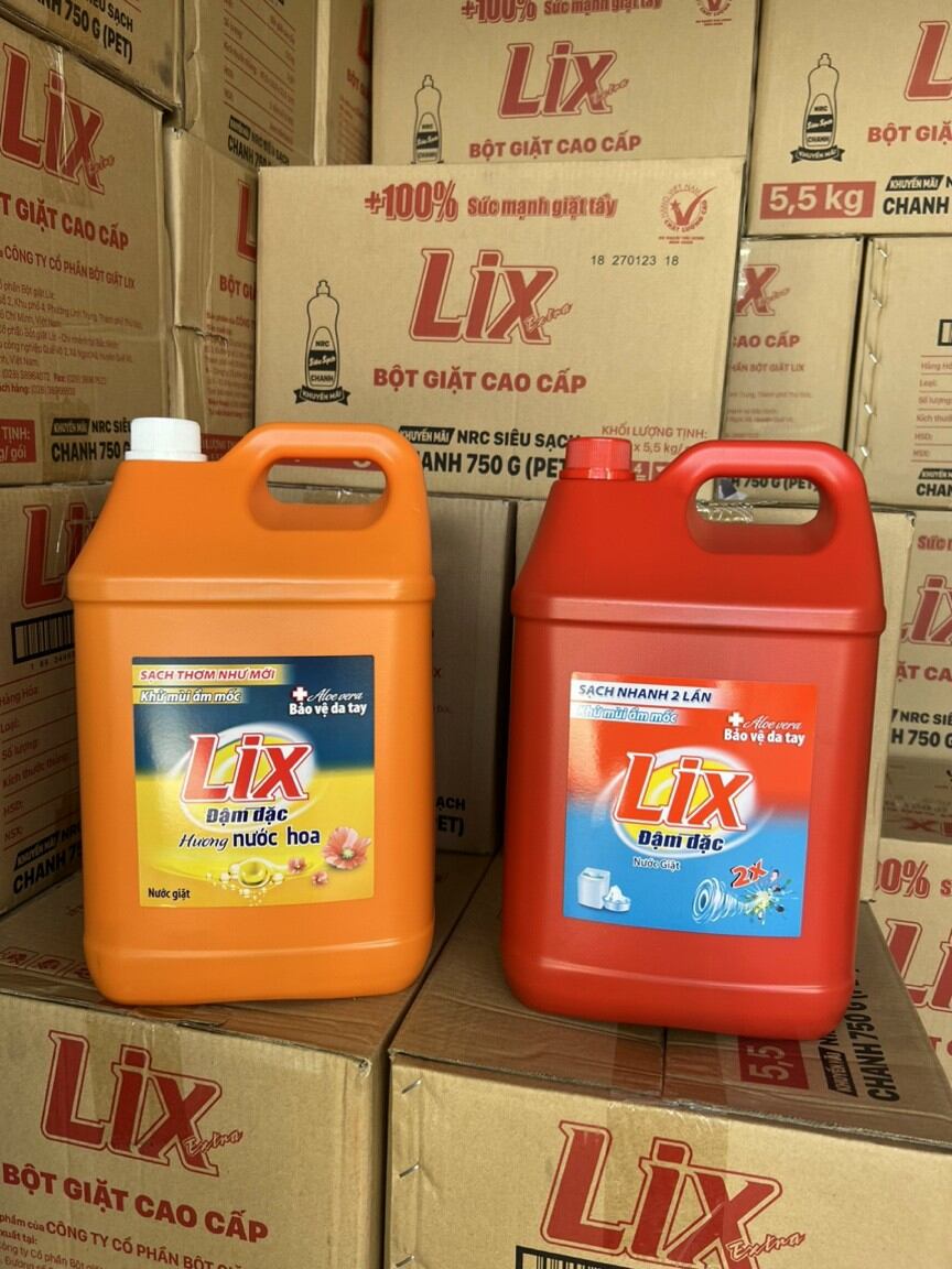 Nước giặt Lix hương nước hoa bình 9kg