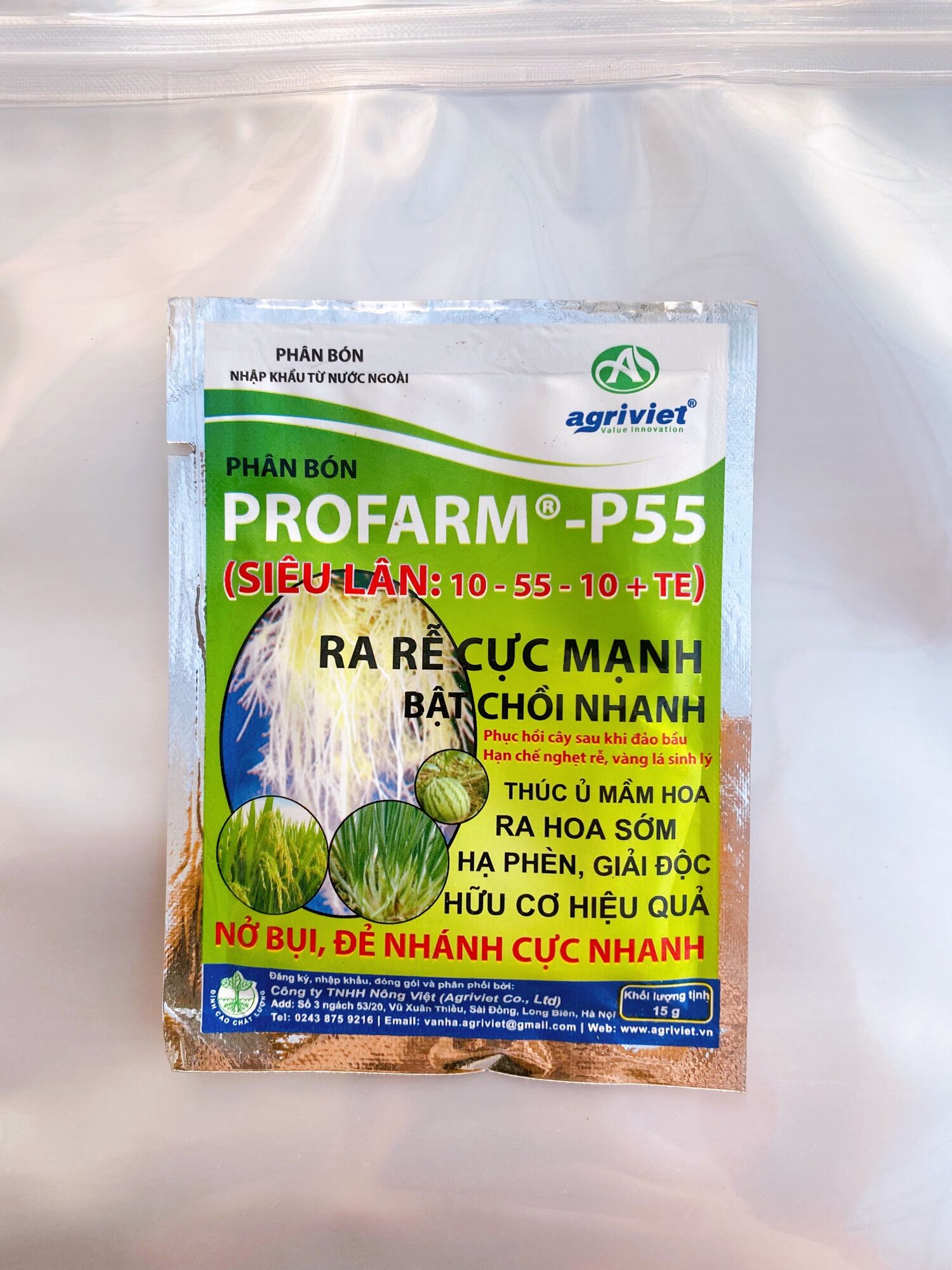 Phân bón profarm - p55 ra rễ cực mạnh