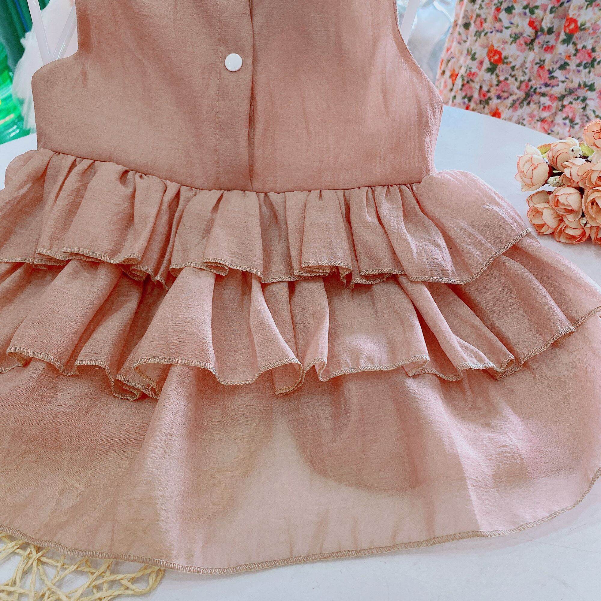 [ CÓ QUÀ TẶNG 💝] Đầm đầy tháng, thôi nôi, đầm bé gái