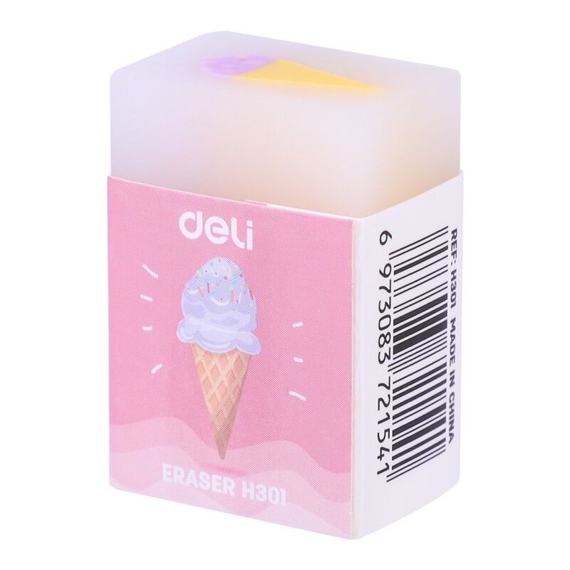 Gôm chì Deli kem, to, bôi sạch, mềm