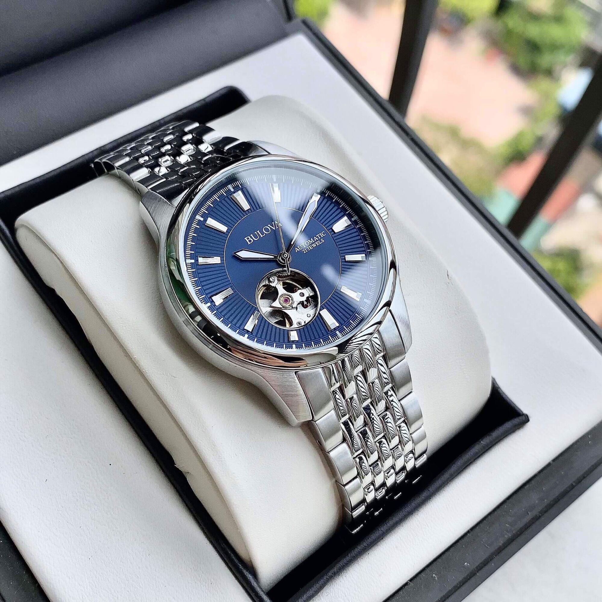 [Tặng Gói Bảo Hàng Vàng] ĐỒNG HỒ NAM CHÍNH HÃNG Bulova 96A189 Automatic