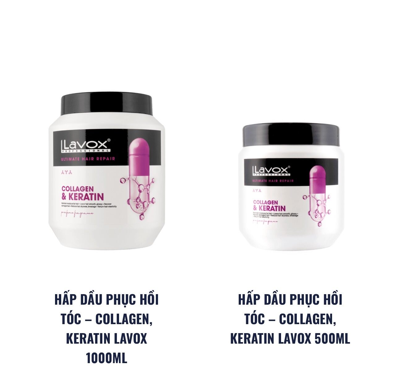 HẤP DẦU PHỤC HỒI TÓC – COLLAGEN+ KERATIN 500ml & 1000ml