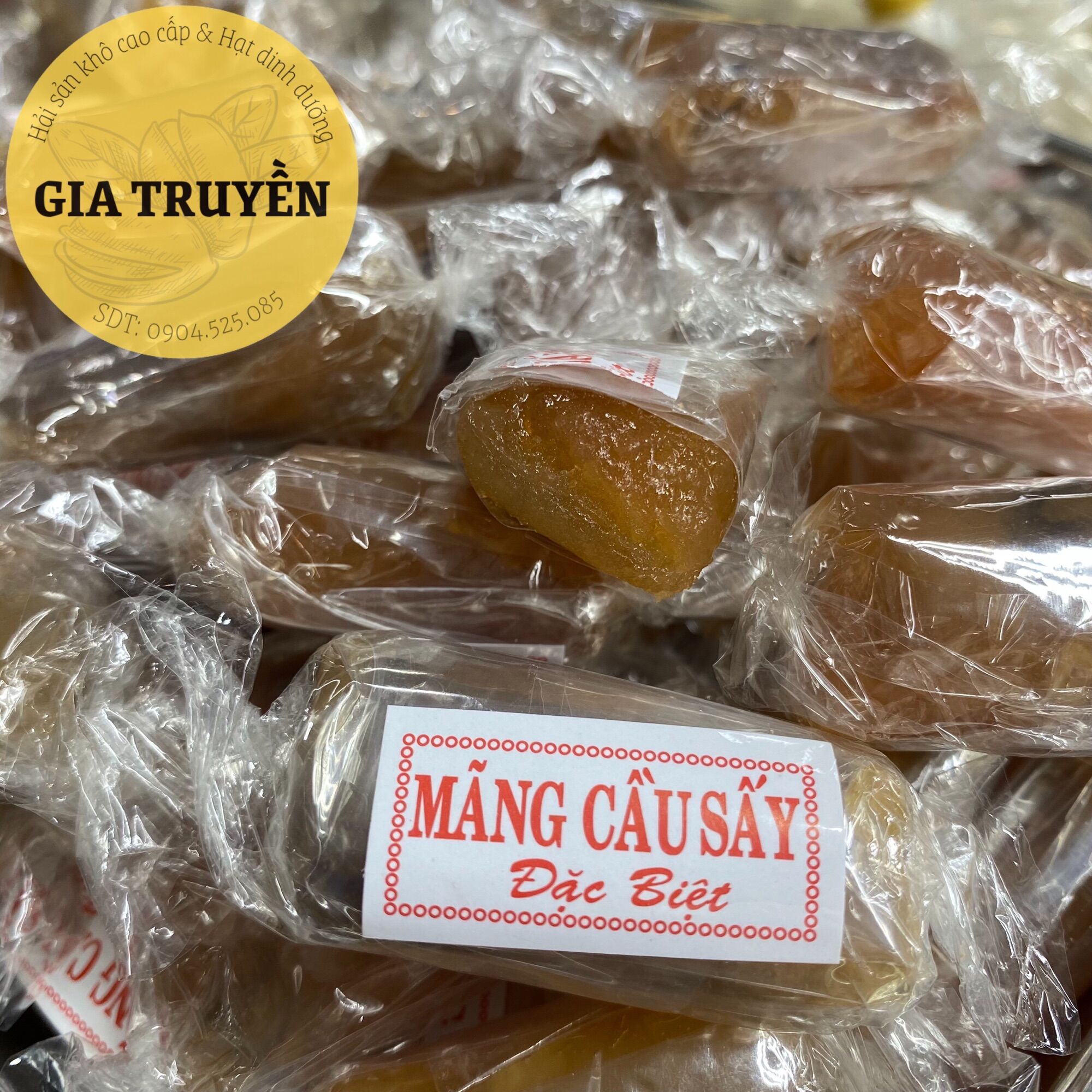 Mứt mãng cầu xiêm sấy chua ngọt - loại đặc biệt - đóng túi zip 250g / 500g / 1kg