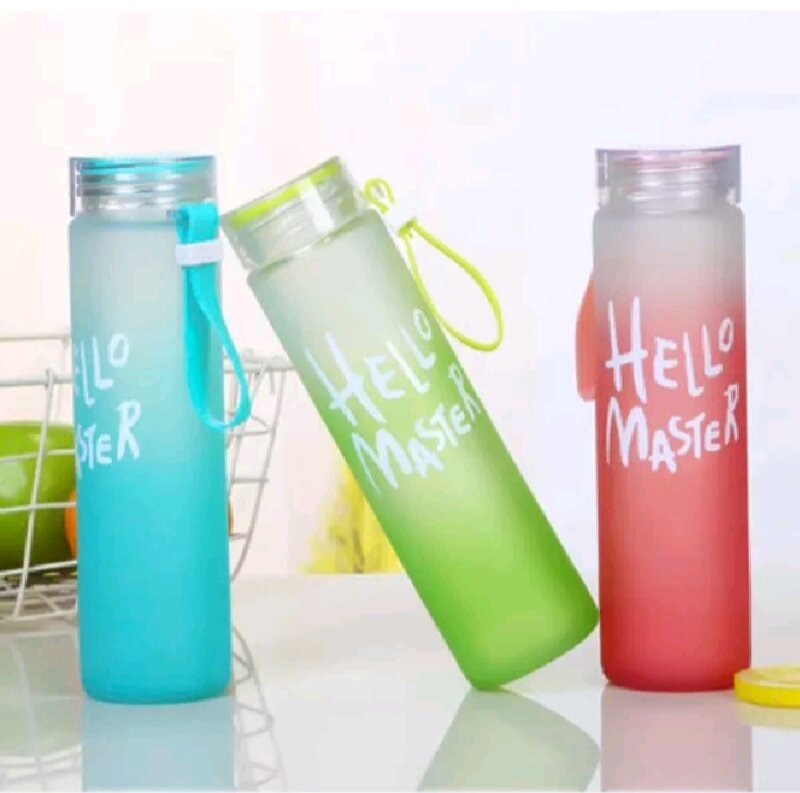Bình Nước Thủy Tinh Hello Master 400ml
