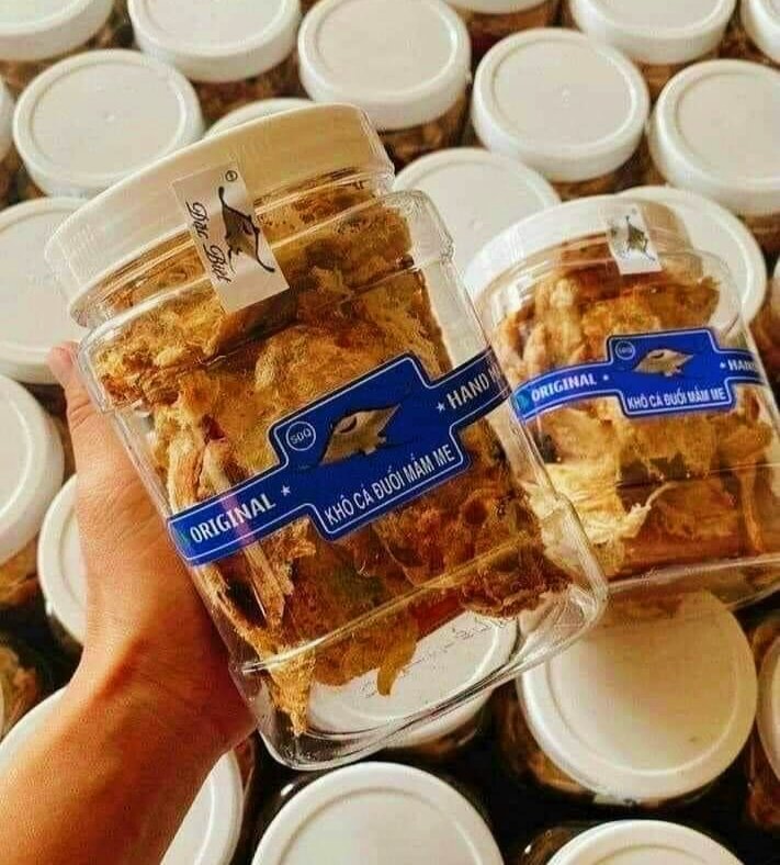 KHÔ CÁ ĐUỐI HỘP 350GR KÈM MẮM ME