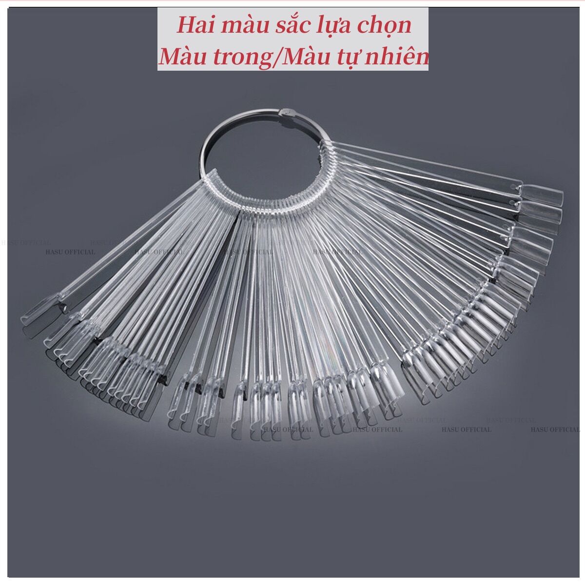 Móng que vuông học nail - móng que tập sơn - dũa form