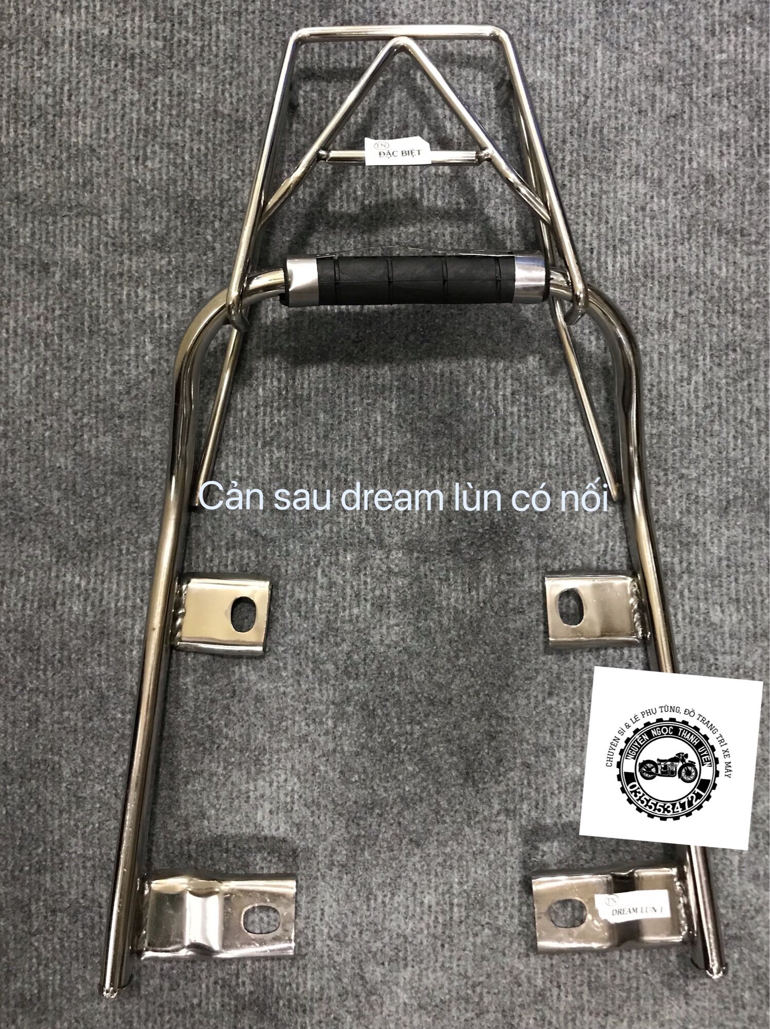 [HCM]Cản sau ( baga sau) dream lùn inox 304