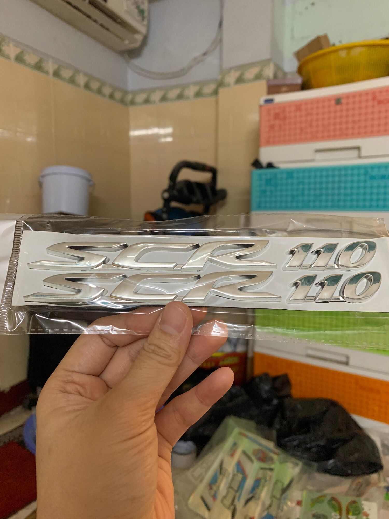 Bộ tem xe Honda SCR 110 loại 1 hàng theo xe nhập khẩu Thái Lan dành riêng cho dòng xe này ,tem xe hàng nhập khẩu chất lượng cao , giá bán cực tốt bán lẻ như bán sỉ