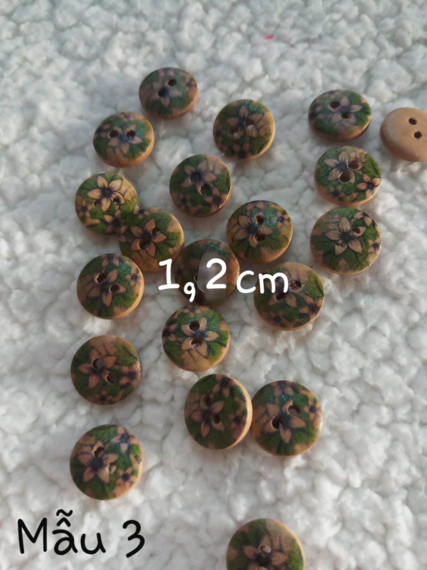 CÚC GỖ SIZE 1,2CM  VÀ 1,5CM