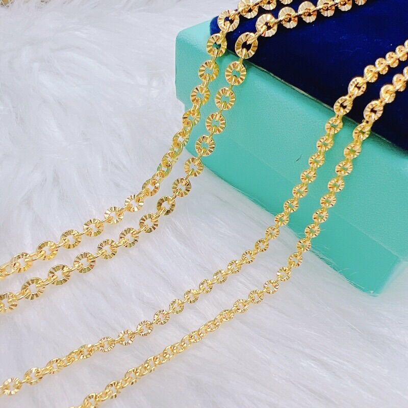 Dây chuyền mắc xích size lớn nhỏ