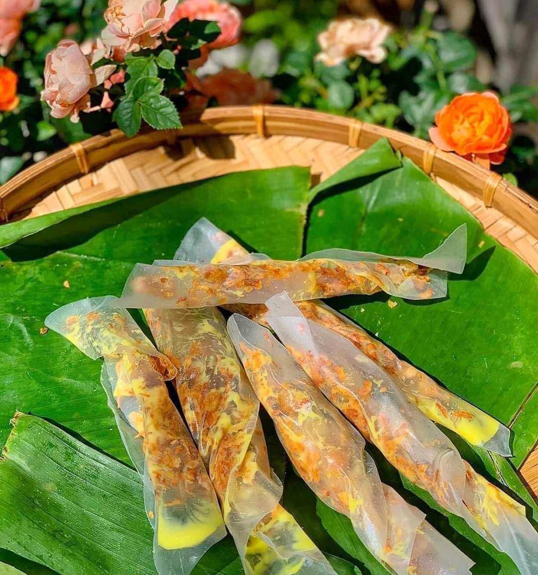 [ hộp 600g ] Bánh tráng phơi sương + muối ruốc phí hành