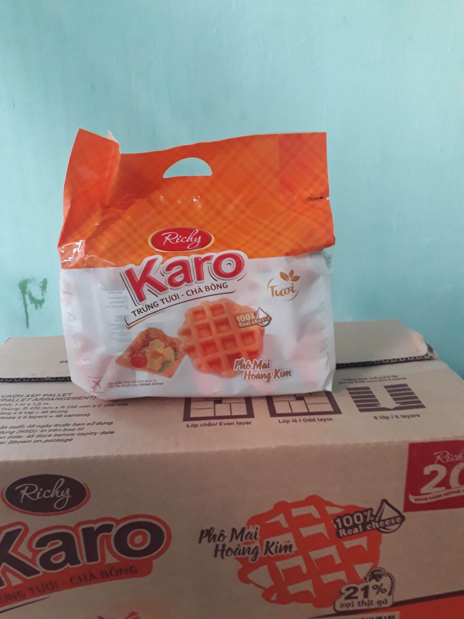 Combo 2 gói Bánh Karo phô mai hoàng kim thumbnail