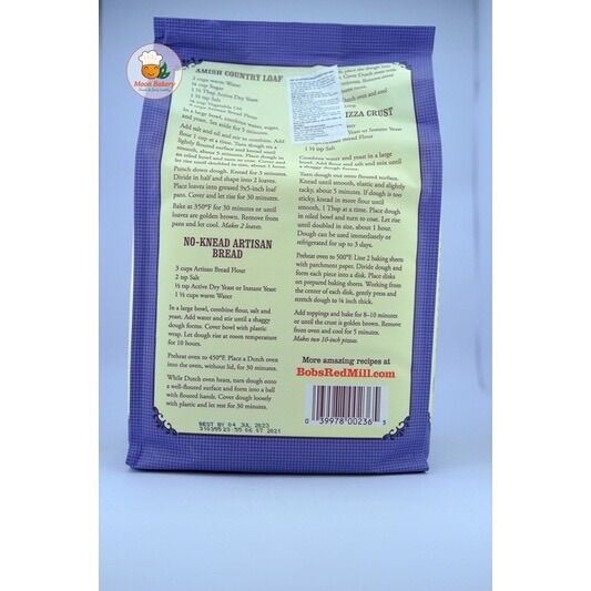 Bột bánh mỳ Artisan (bột số 13) Bob’s red mill túi 2,27kg - HSD 7/2023