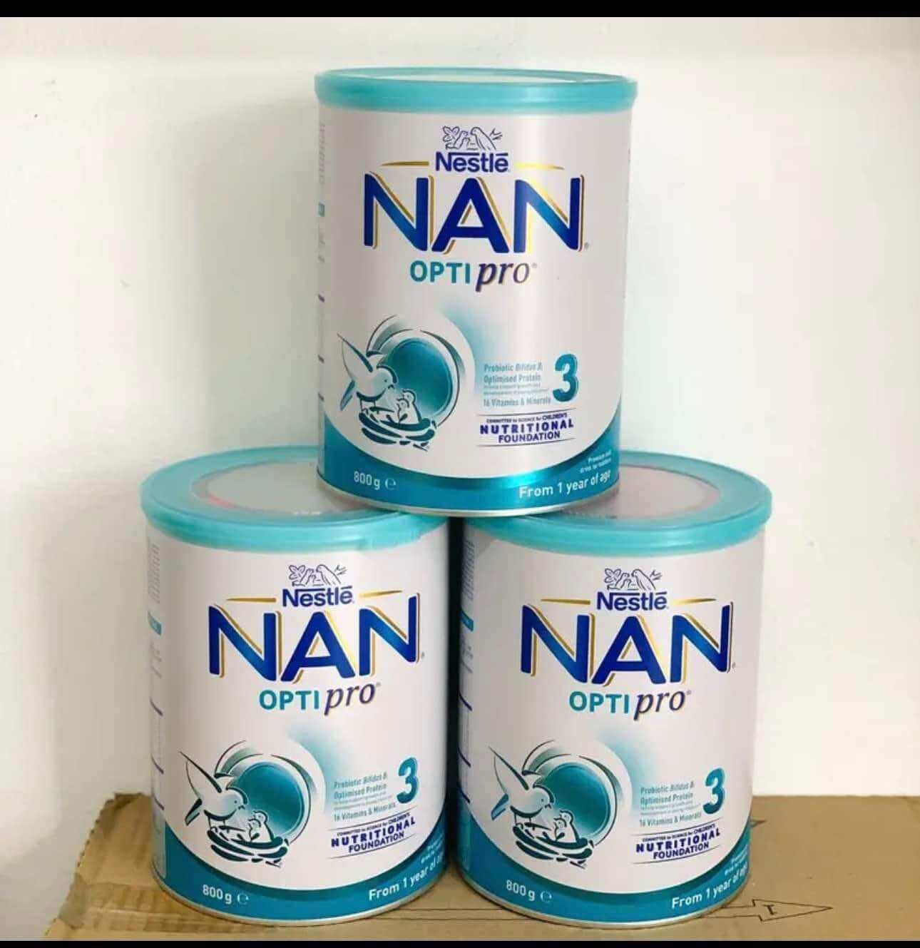 DATE 14/11/2024 - Sữa bột Nan Nga số 3 800g ( Hộp)