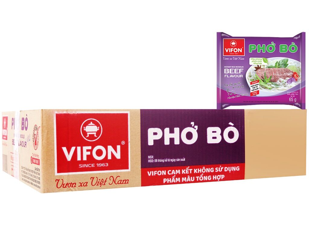 1 Thùng Phở Bò Vifon ( 30 gói)