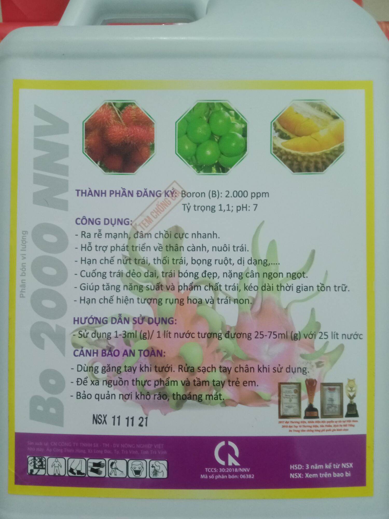 ĐẠM CÁ HỒI - MAX FRUIT CAN 5 LÍT. PHA ĐƯỢC 1800 LÍT NƯỚC