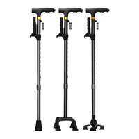 Jetbeam | Gậy Hỗ Trợ 4 Chân Chống Trượt Điều Chỉnh Độ Dài
