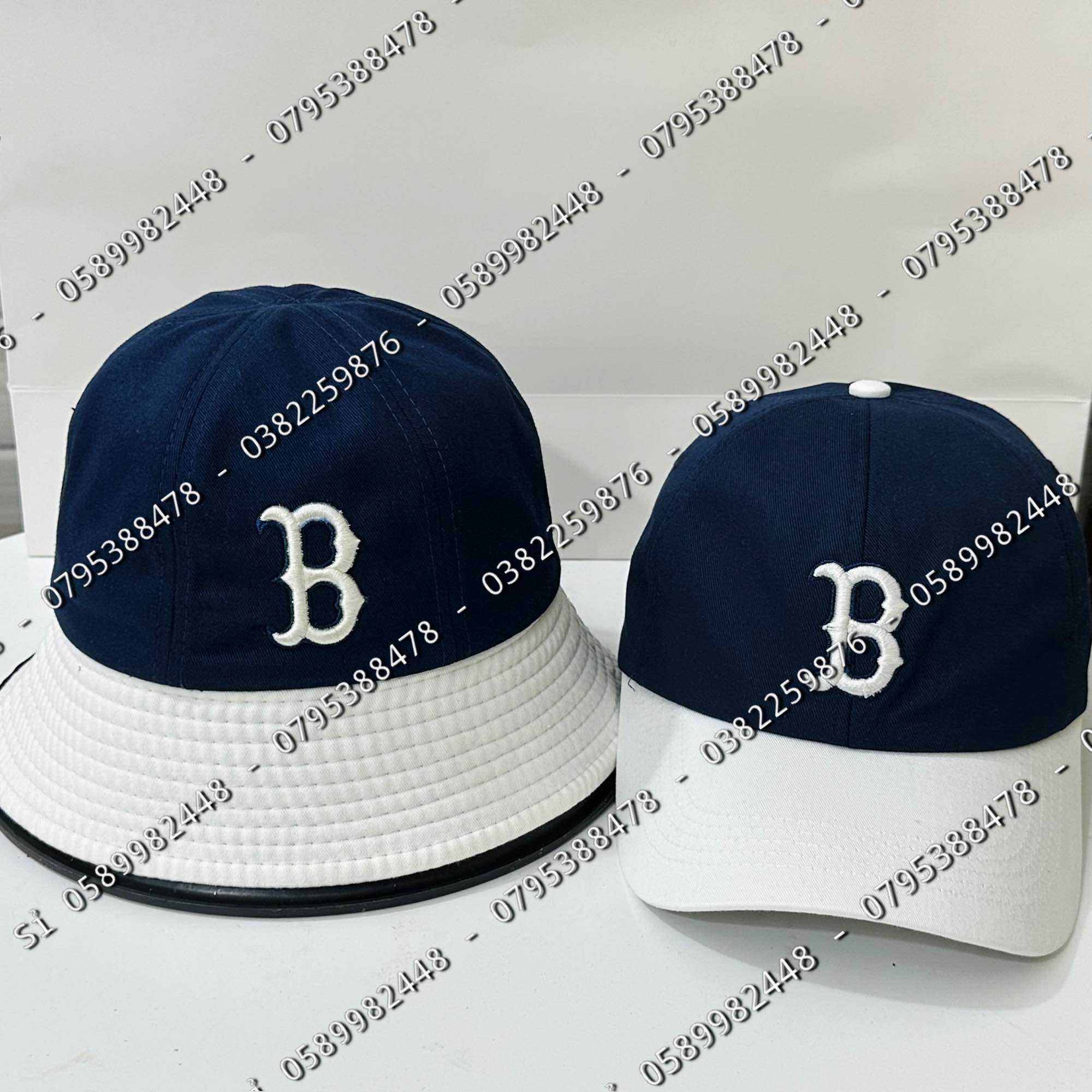 Nón Tình Nhân Combo 1 Cặp Nón Phối Màu Thêu Chữ B Cho Cặp Đôi Siêu Đẹp