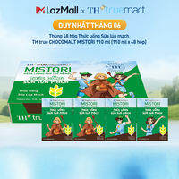 Thùng thức uống sữa lúa mạch TH true CHOCOMALT MISTORI 110ml (48 Hộp)