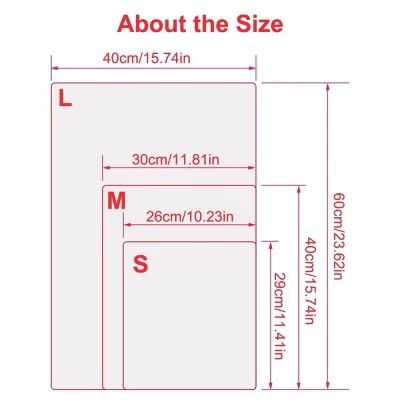 Thảm silicon nhồi bột 30x40cm