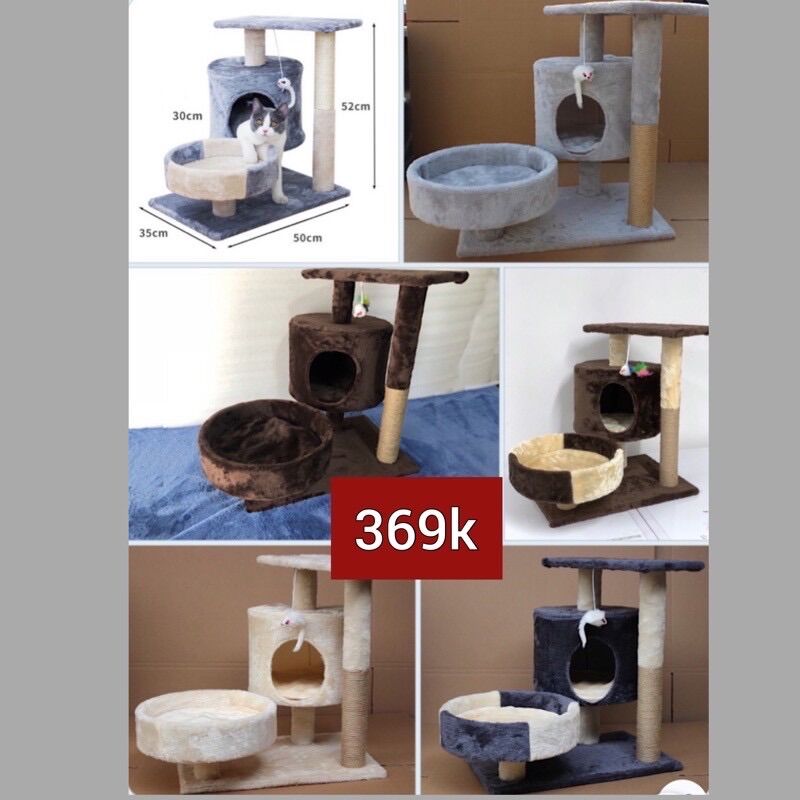 [CT-002] Nhà cây, cattree, trụ cào móng cho mèo