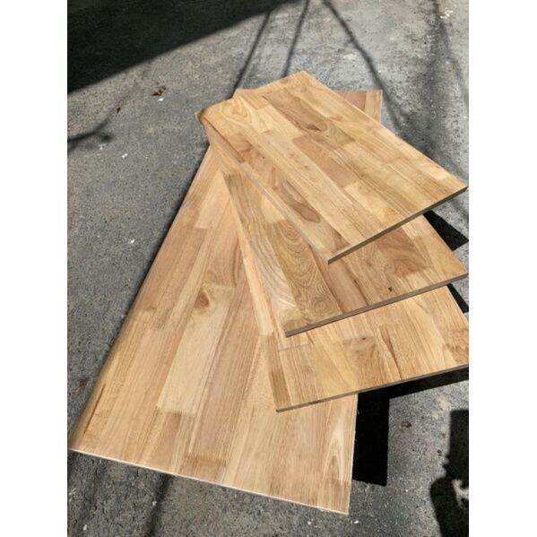 Gỗ cao su chất lượng AC  mặt bóng 50x80x18mm dày 18mm làm mặt bàn,kệ ..