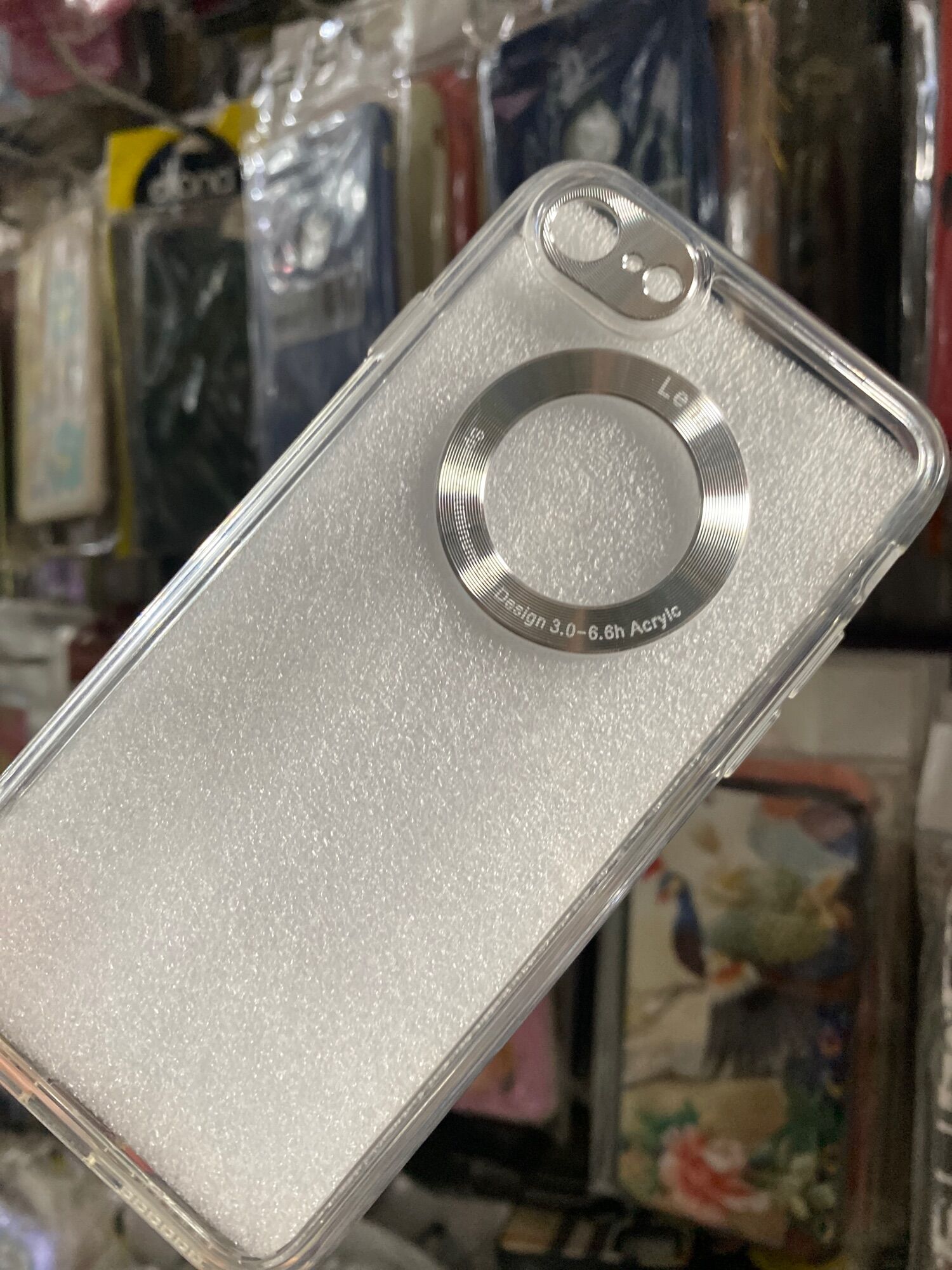 iPhone 7G/8G  Ốp lưng cứng trong suốt cực đẹp