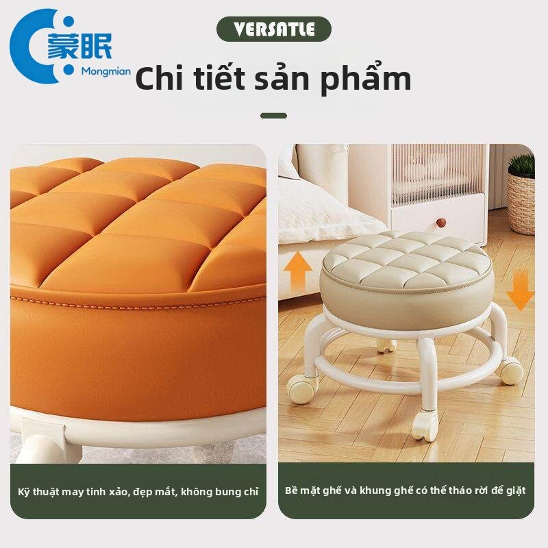 MENGMIAN | Quiet Swivel Wheel Children's Learning Walking Stool Giá  574,000 Đồng*Miễn phí vận chuyển