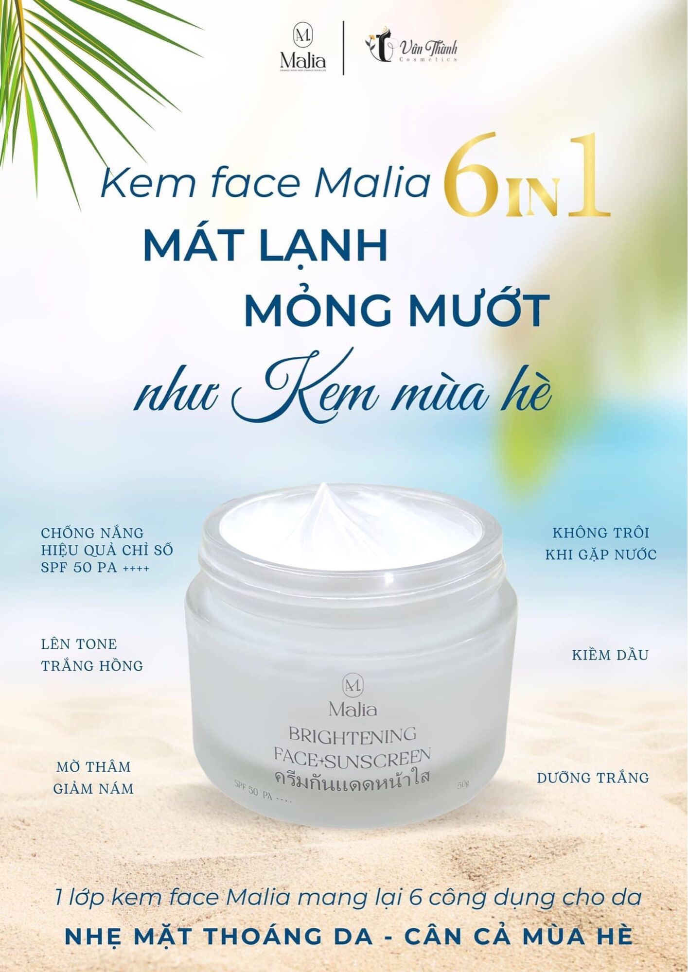 Kem face Malia chính hãng