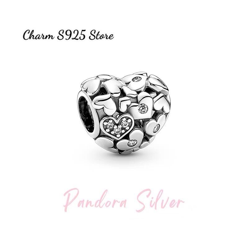 CHARM PAN ALE TIM NỔI BẠC S925 CAO CẤP