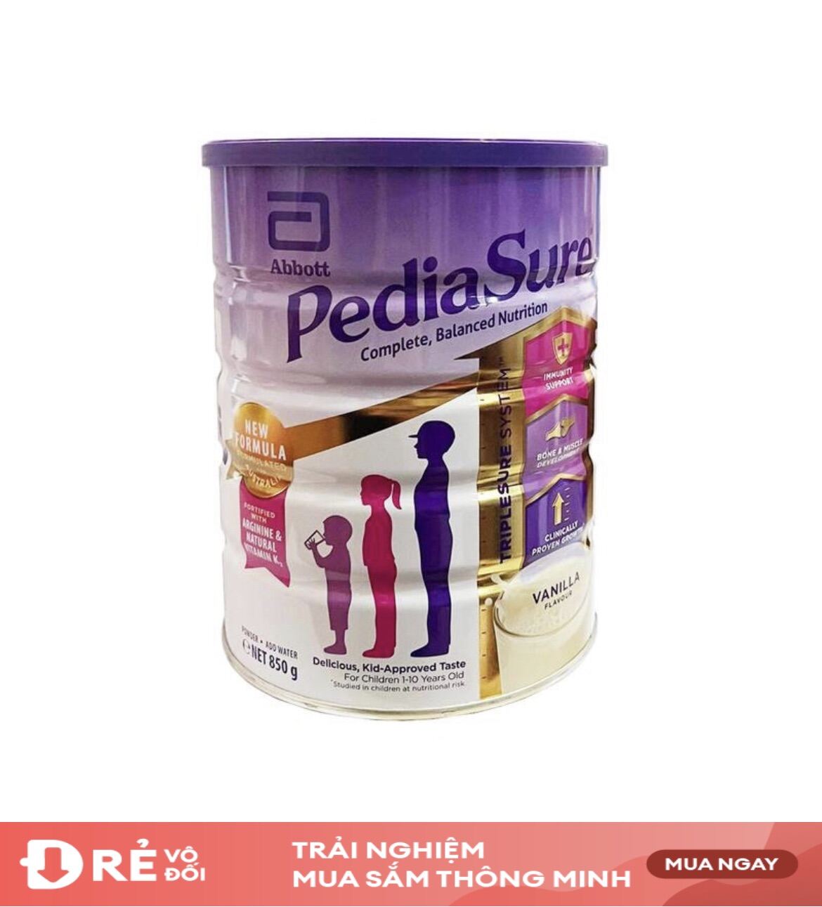 10 2023 Sữa pediasure úc 850g 10 2023 mẫu mới