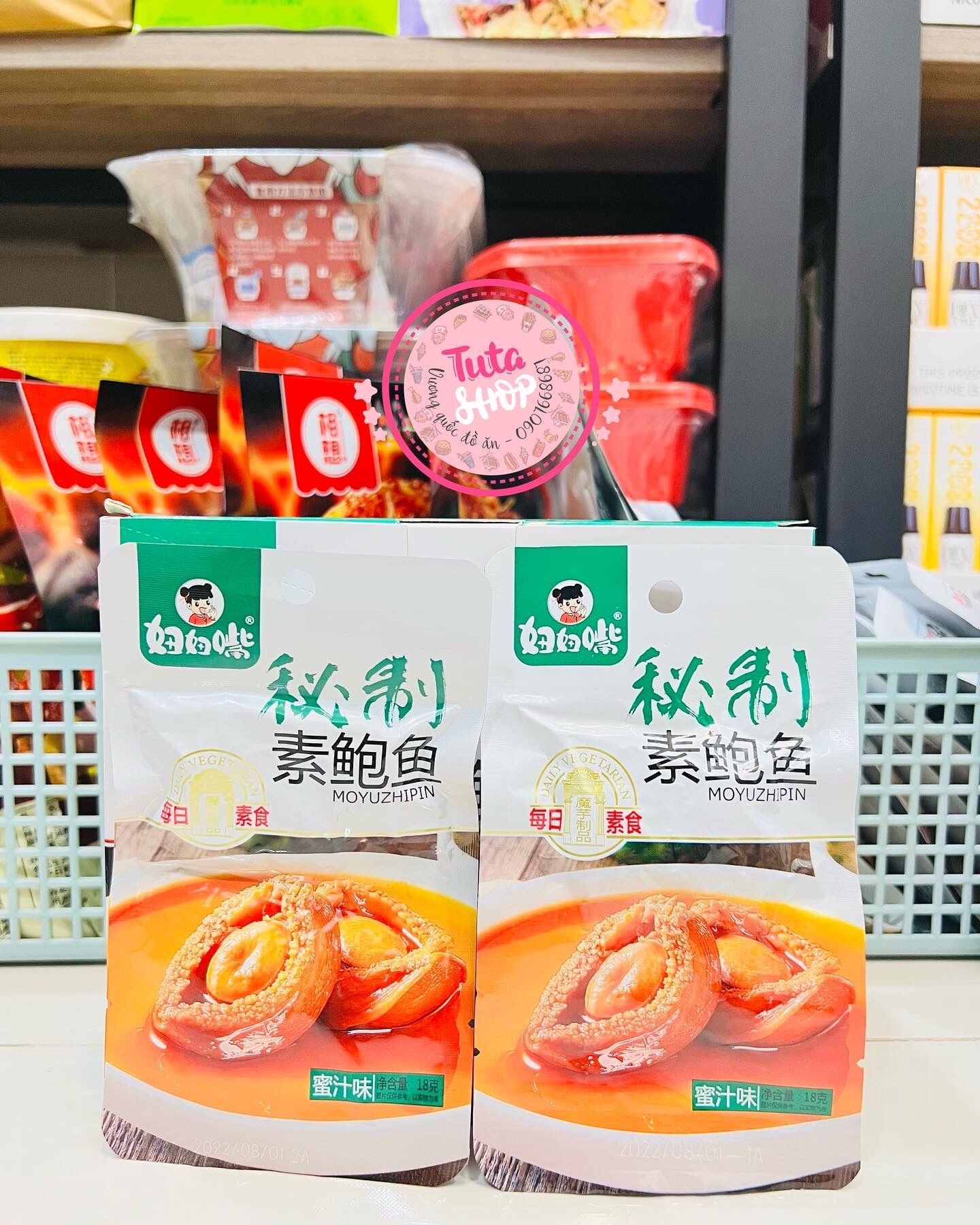 Bào ngư sốt cay ( 1 hộp 20 gói )