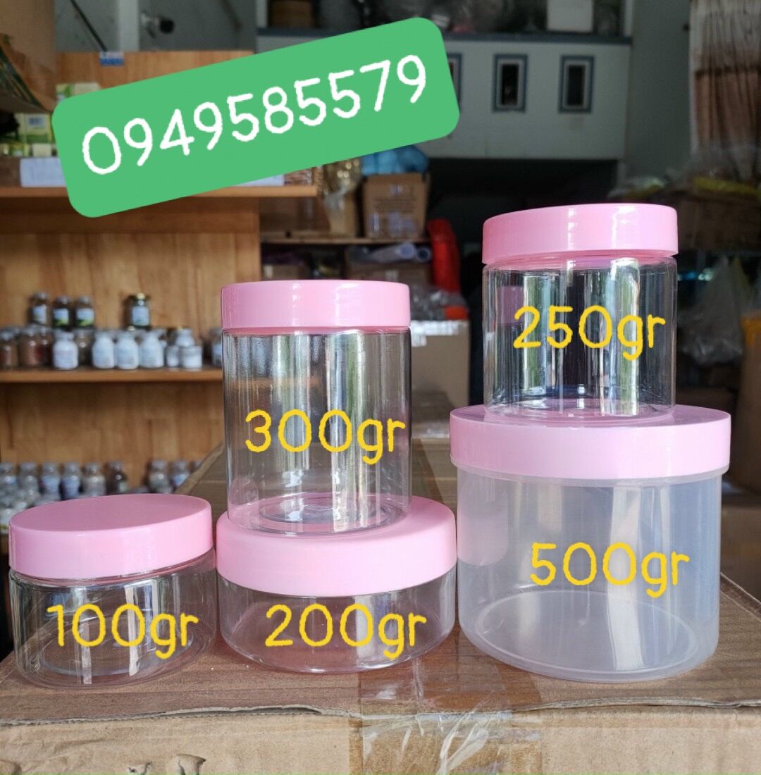 Hủ pét 5gr-20gr-100gr-180gr-200gr-300gr-500gr