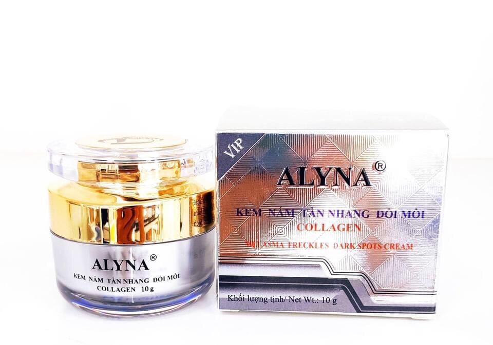 Kem Ngừa Nám Tàn Nhang Collagen Alyna 10G