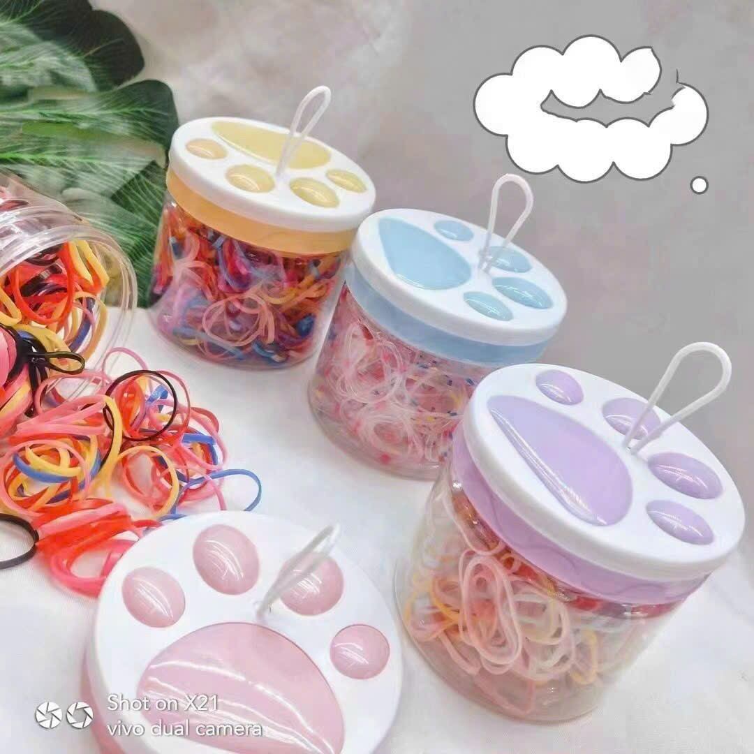 Hũ thun cột tóc nắp cute